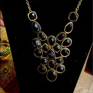 Black and Gold Necklace.